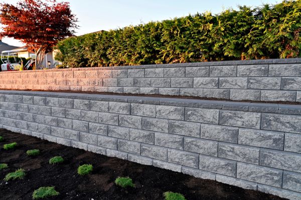 Concrete Retaining Wall Installation in Meridian