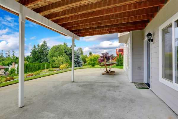 Backyard Patio Installation in Meridian