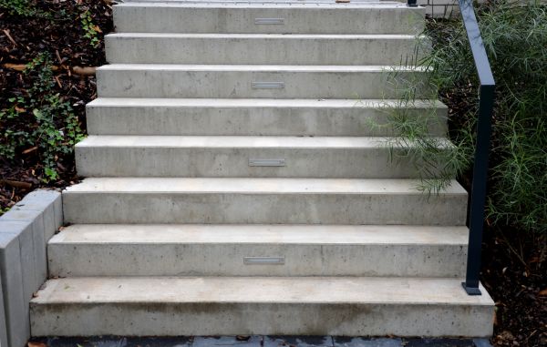 Poured Step Installation in Meridian