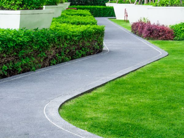 Walkway Curb Installation in Meridian