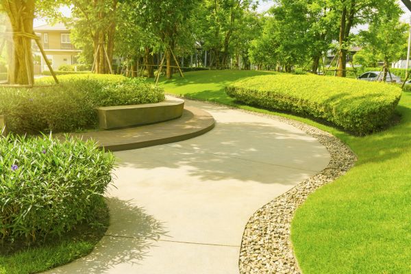 Cement Walkway Installation in Meridian