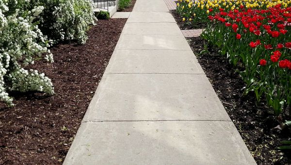 Cement Sidewalk Installation in Meridian