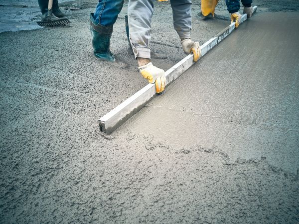 Cement Slab Installation in Meridian