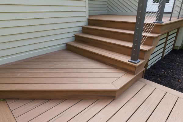 Patio Staircase Construction in Meridian