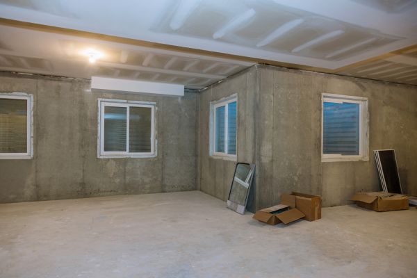 Basement Concrete Installation in Meridian