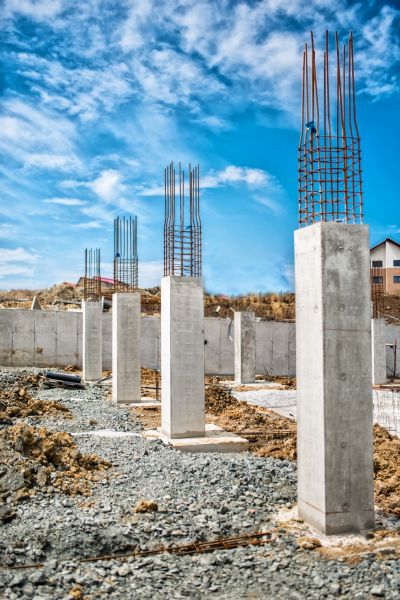 Concrete Footer Pouring in Meridian