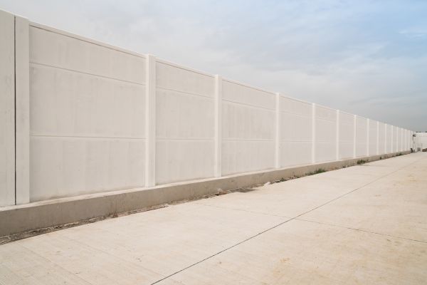 Concrete Fence Construction in Meridian