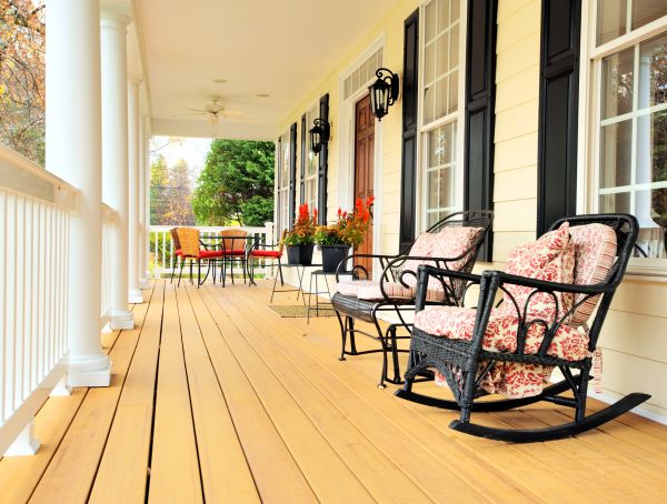 Front Porch Renovation in Meridian
