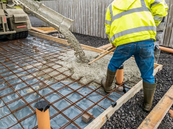 Basement Slab Pouring in Meridian