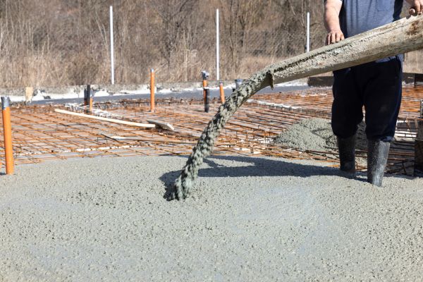 Pole Barn Slab Pouring in Meridian