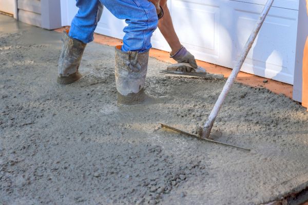 Driveway Slab Construction in Meridian