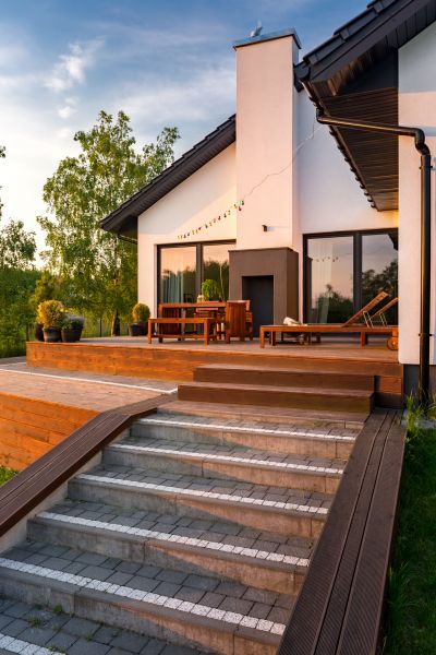 Patio Steps Replacement in Meridian