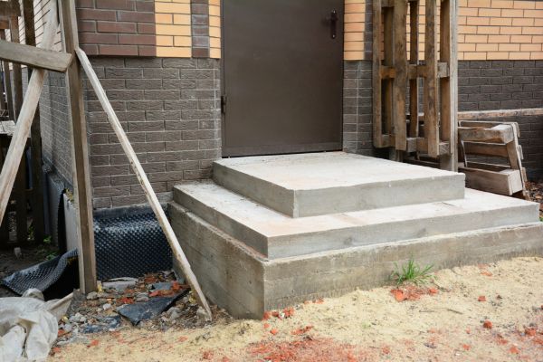 Cement Steps Construction in Meridian