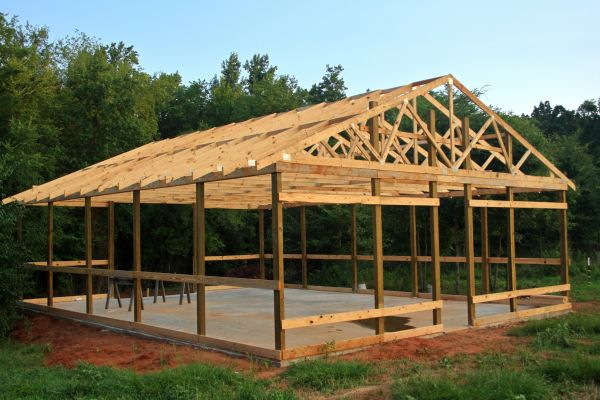 Barn Pad Installation in Meridian