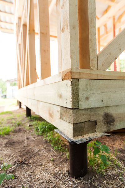Barn Footing Construction in Meridian