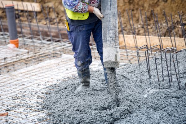 Cabin Foundation Pouring in Meridian