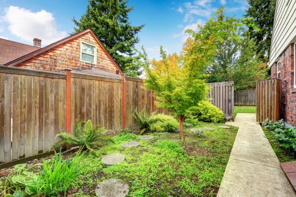 Backyard Walkway Construction in Meridian